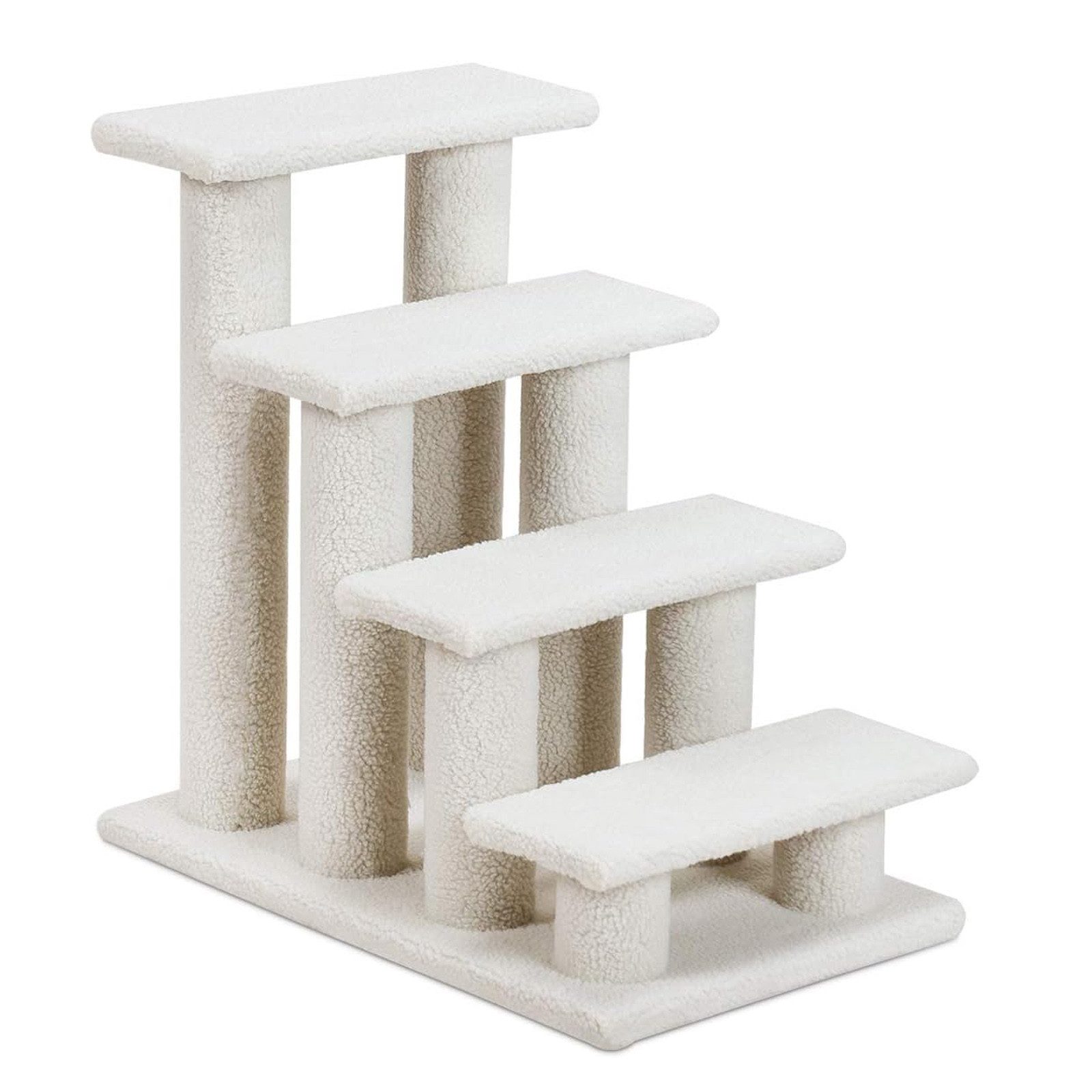 KOMFOTTEU Haustiertreppe Katzentreppe, Spielbaum, beige günstig online kaufen