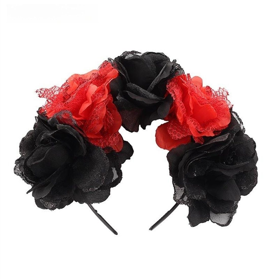 Blume Blume deko Spinne rot dekoration Simulierte für YOOdy~ (1-tlg), halloween Kopfschmuck Abschlussball, Diadem Party,festliche,halloween Halloween,