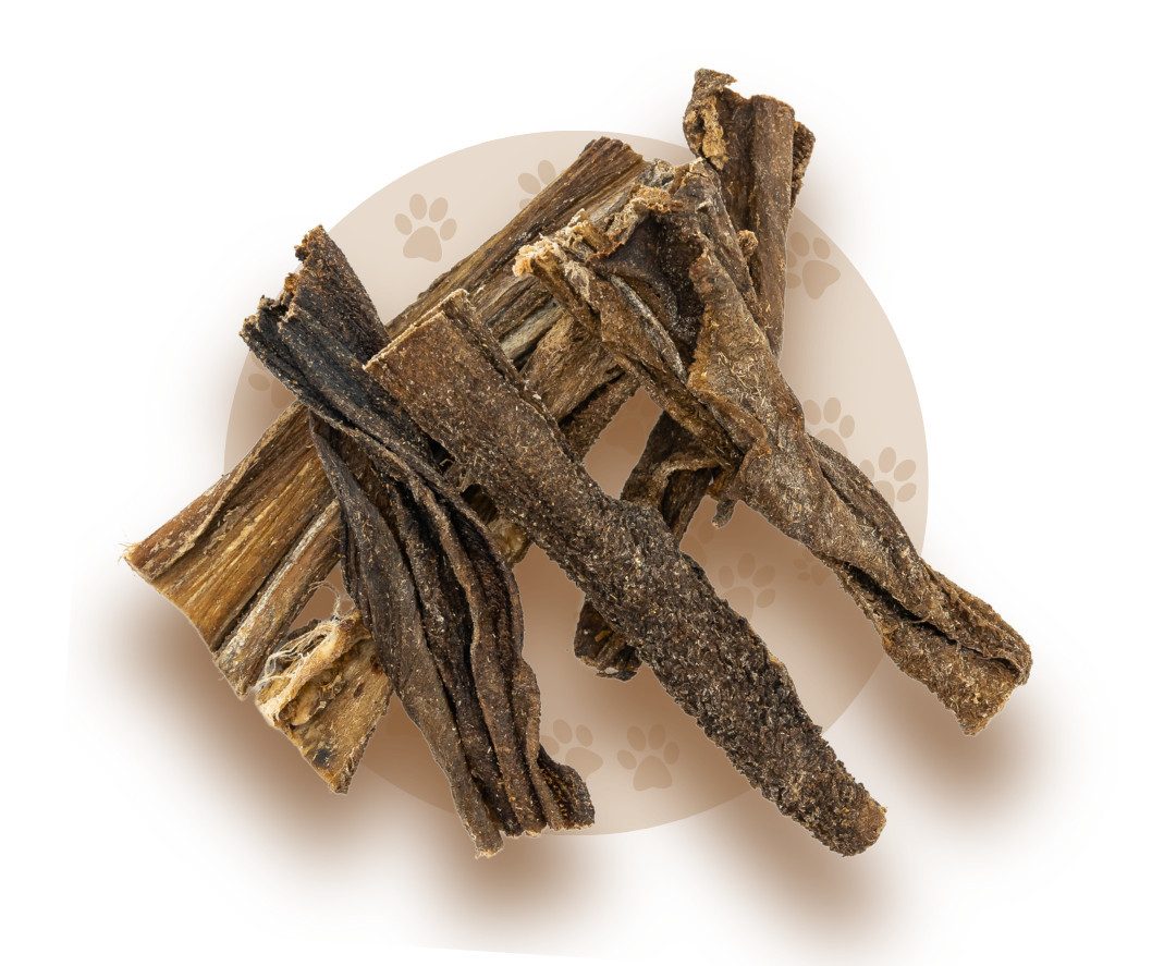 Warnick´s Tierfutterservice Rinderpansen getrocknet - naturbelassener, proteinreicher Hundesnack, Snack für: Hunde