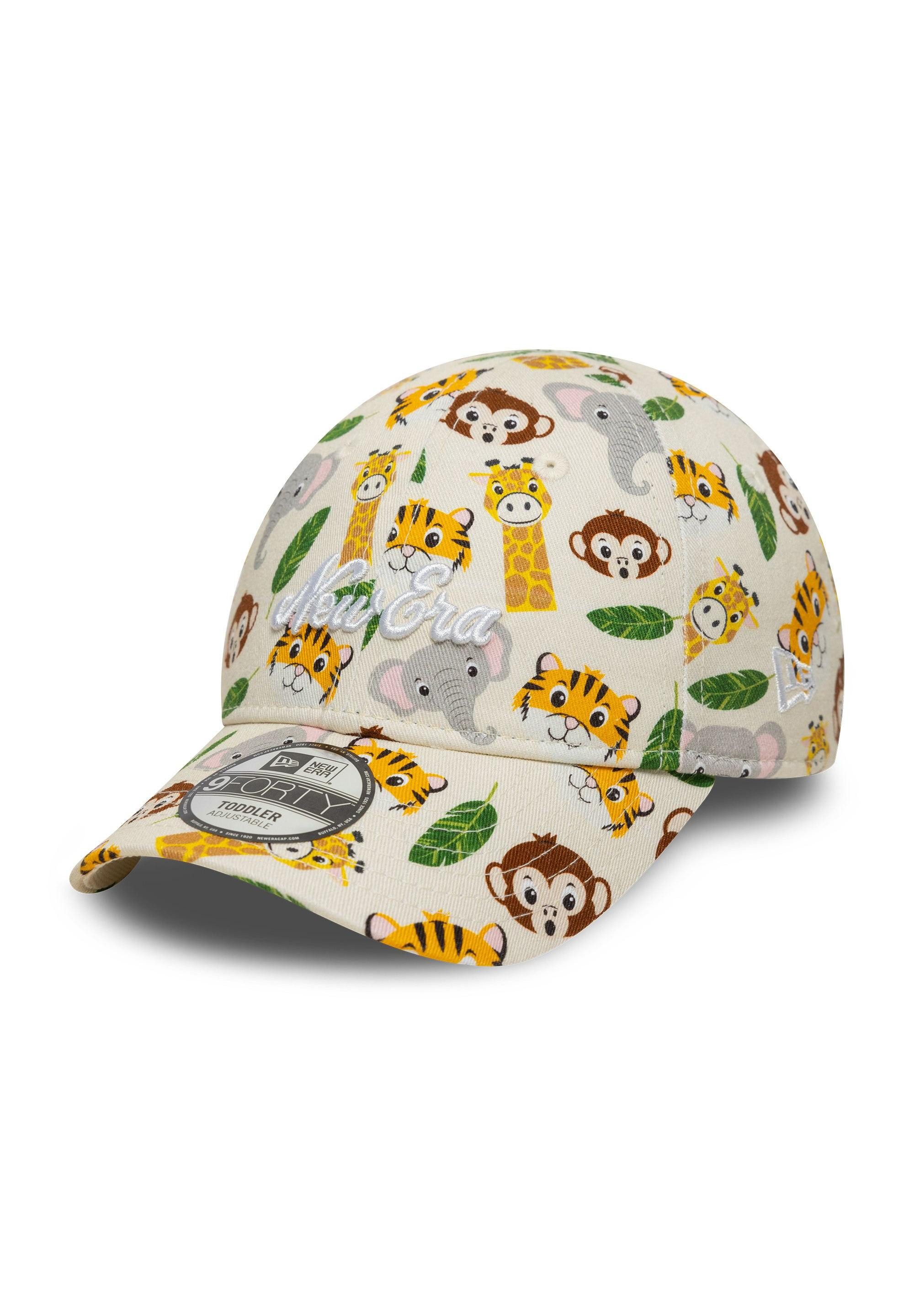 Baseball Cap Safari Alloverprint Toddler 9Forty Cap New Era Beige