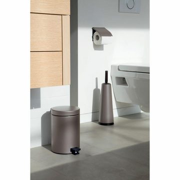 Brabantia WC-Garnitur Metall Toilettenbürste Platinum