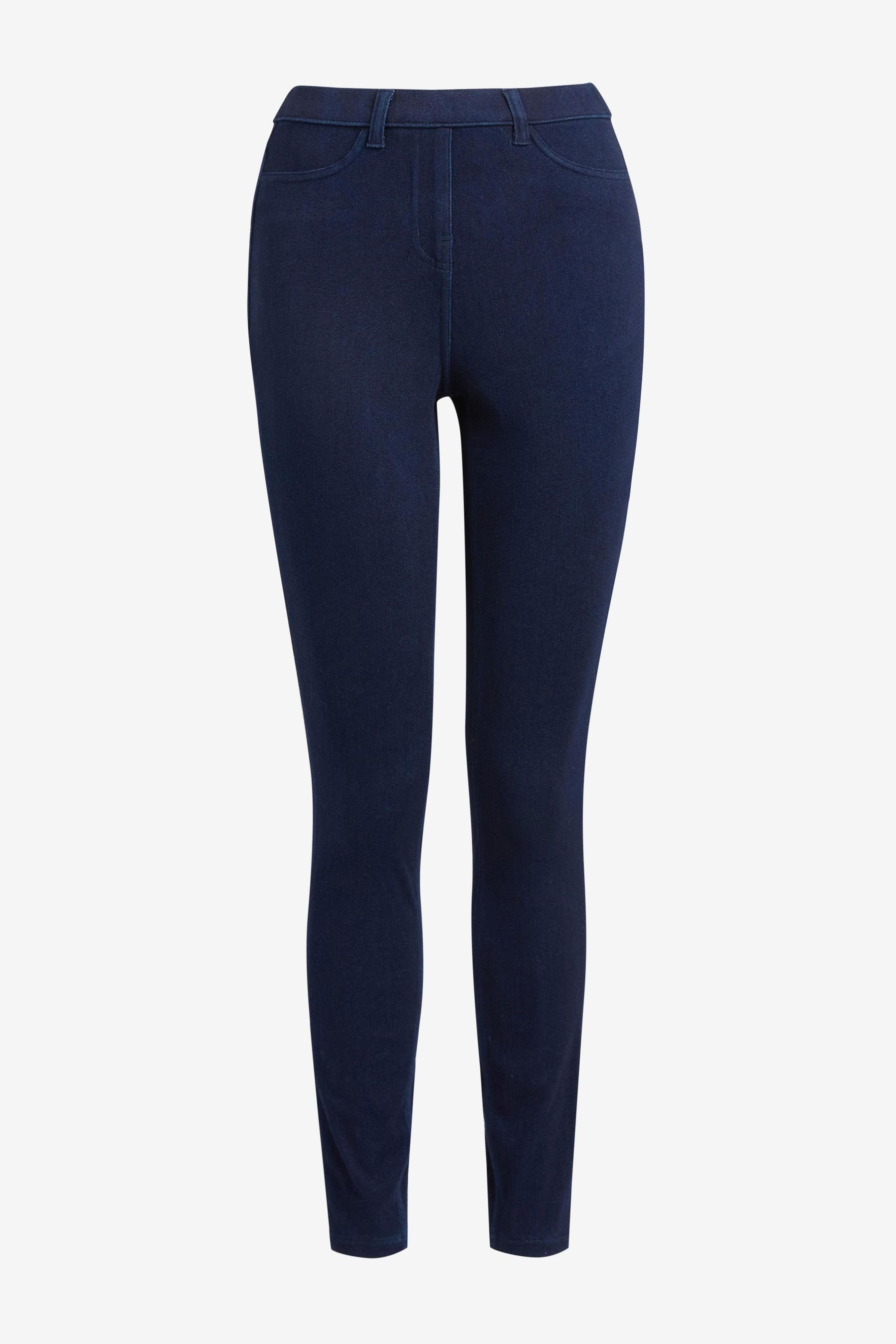 Jeansleggings Denim-Leggings aus Jersey