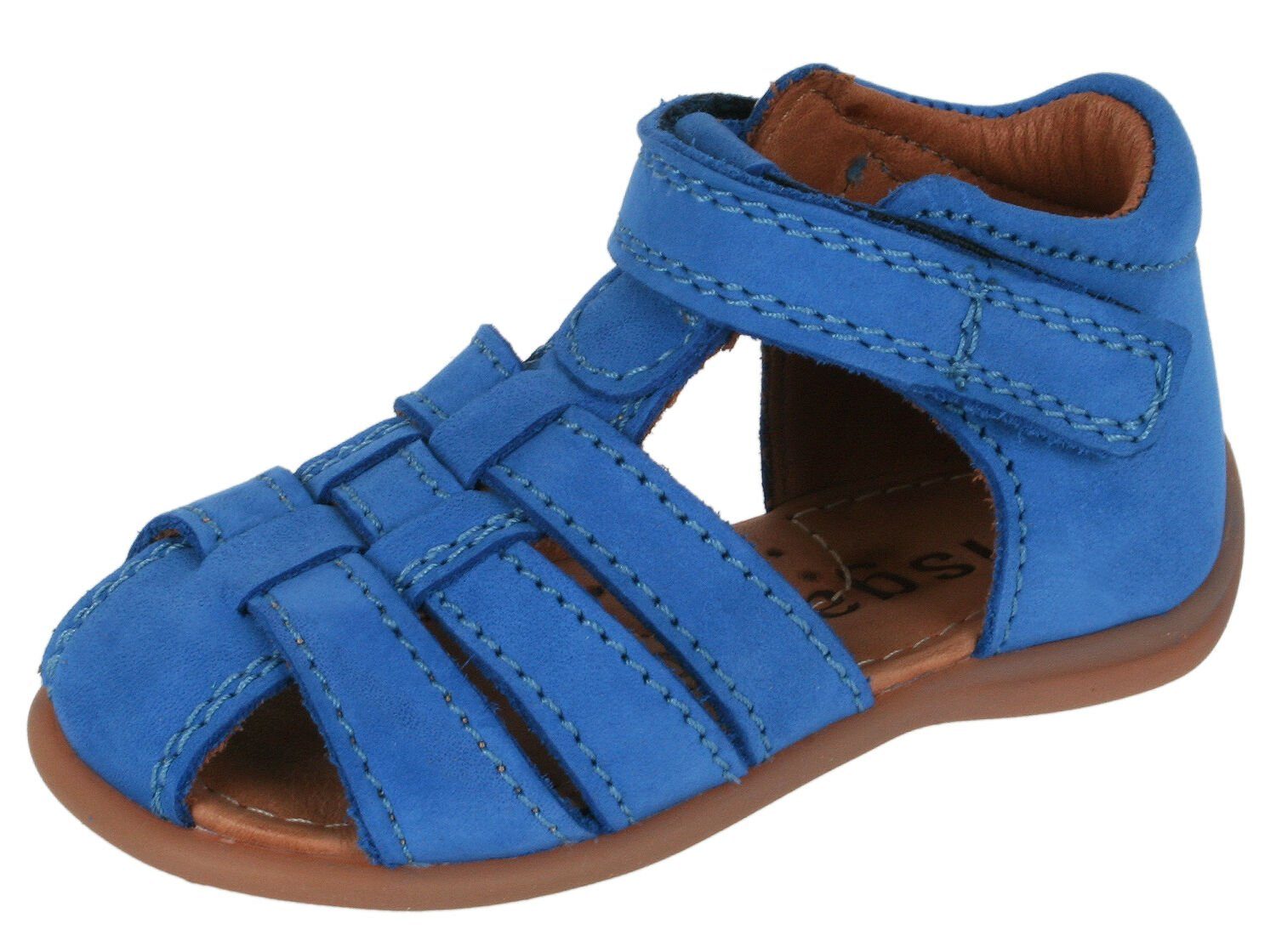 Bisgaard Bisgaard geschlossene Sandalen 71206 Leder Lauflernschuhe blau Sandalette