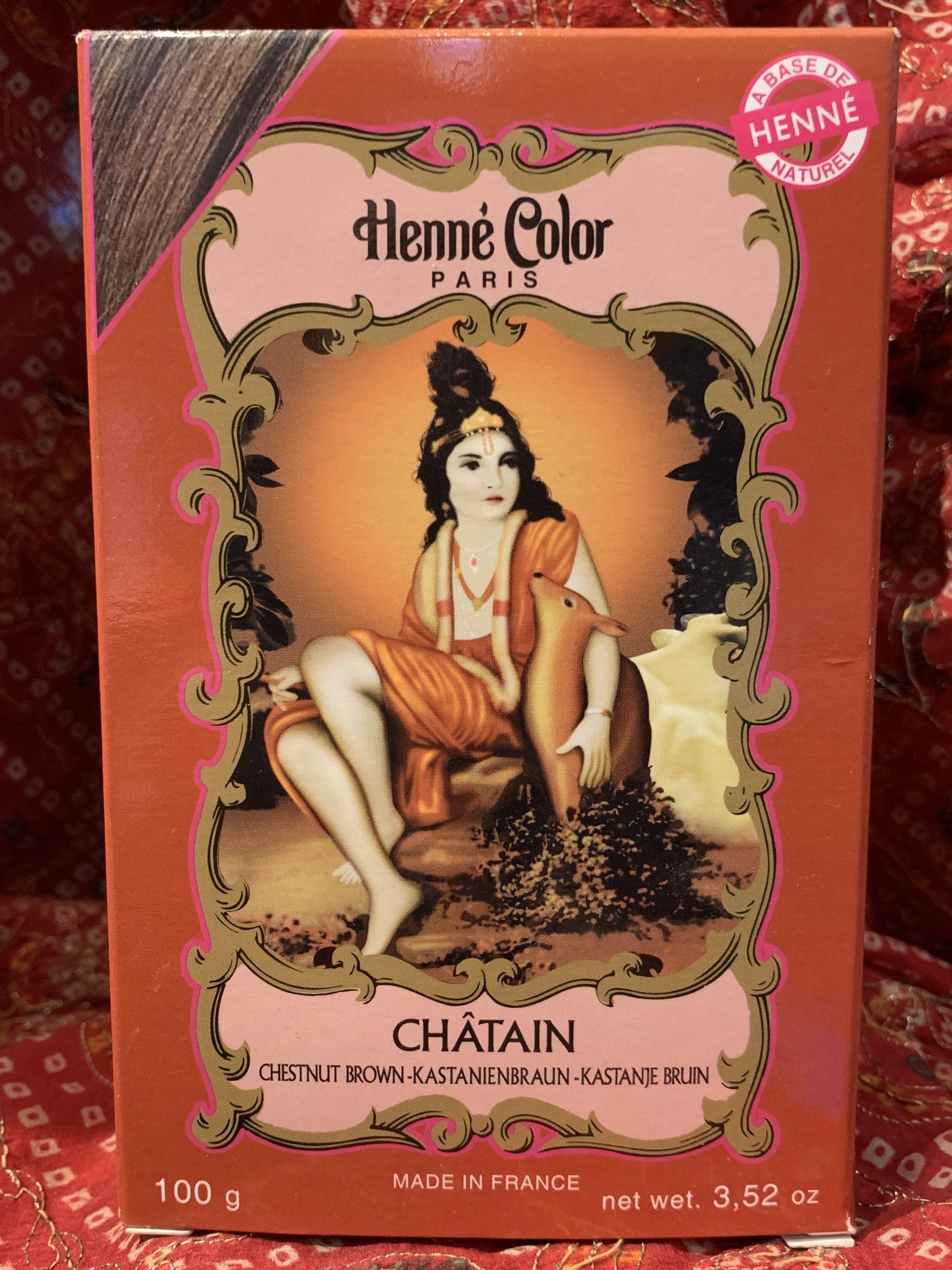 Ägyptisches Henna – 100 % Natürliches Rotes Henna, 100 G, Wiederverschließbarer Beutel, Für Haare
