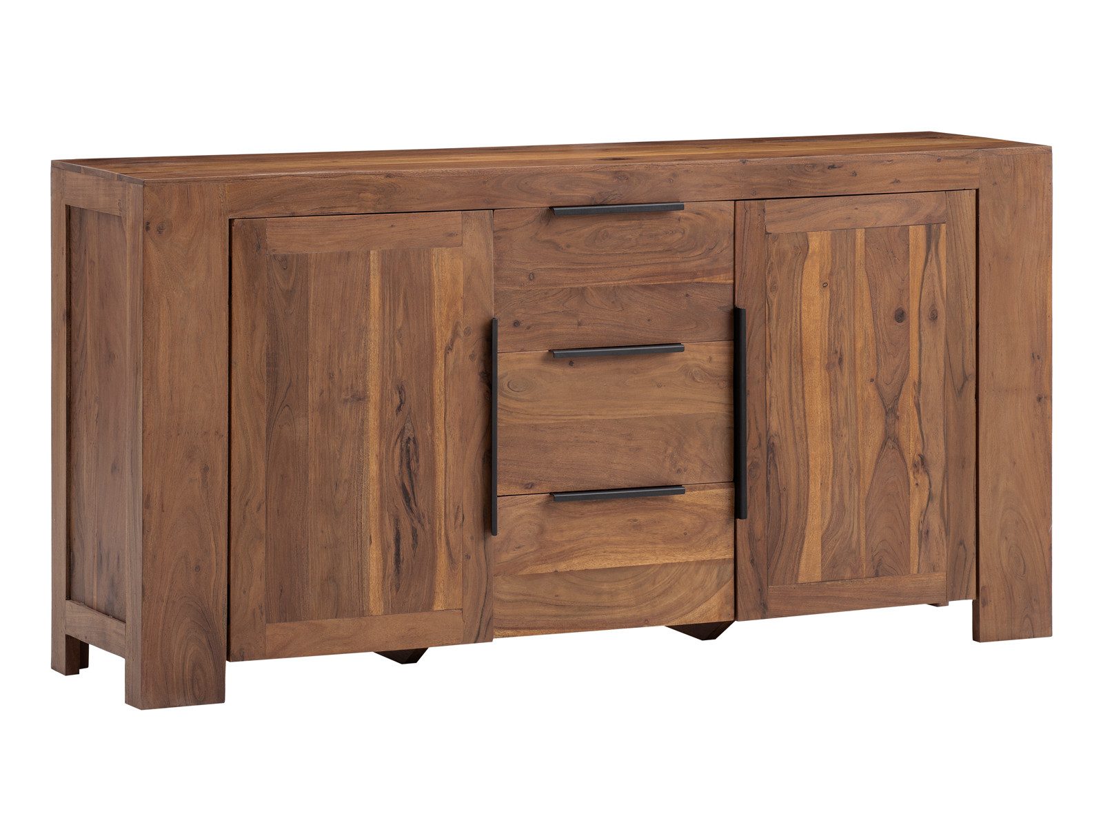 massivum Sideboard Osbon 175cm Anrichte Massivholz (13 St)