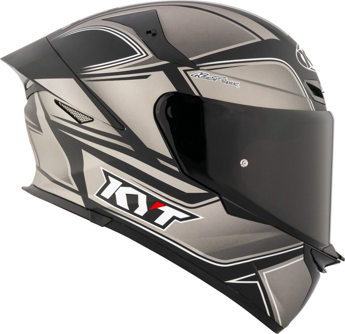 KYT Motorradhelm TT-Revo Tourist Helm, Pinlock, Ratschenverschluss, Spoiler, ECE 22.06