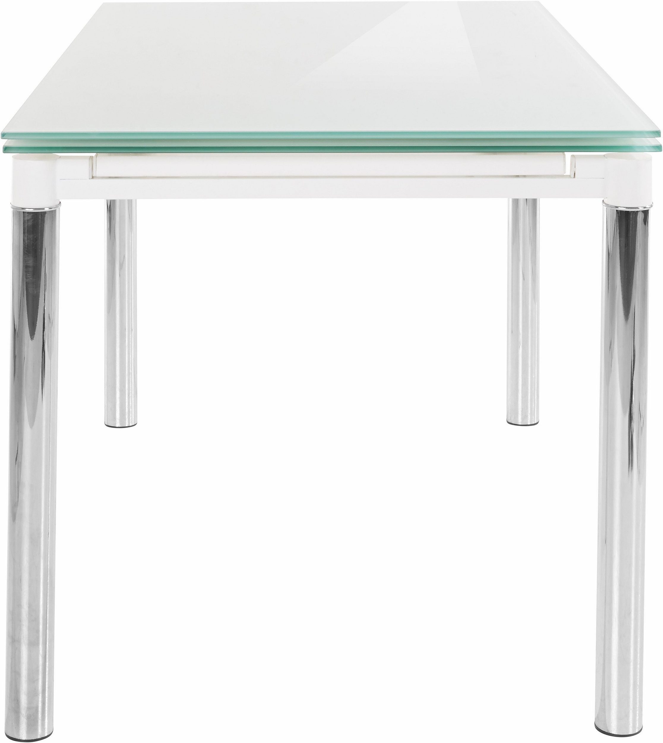 loft24 Esstisch Pippa, Tischplatte aus Glas, günstig online kaufen