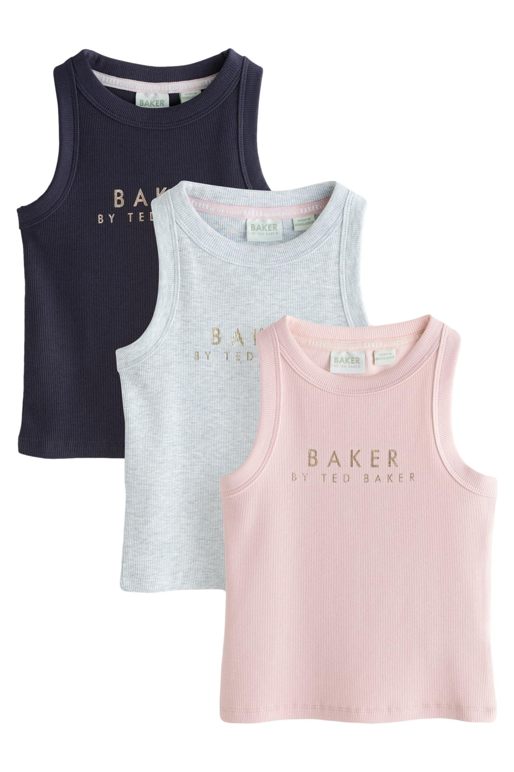 Trägertop Baker by Ted Baker Ringer-Trägertops, 3er-Pack