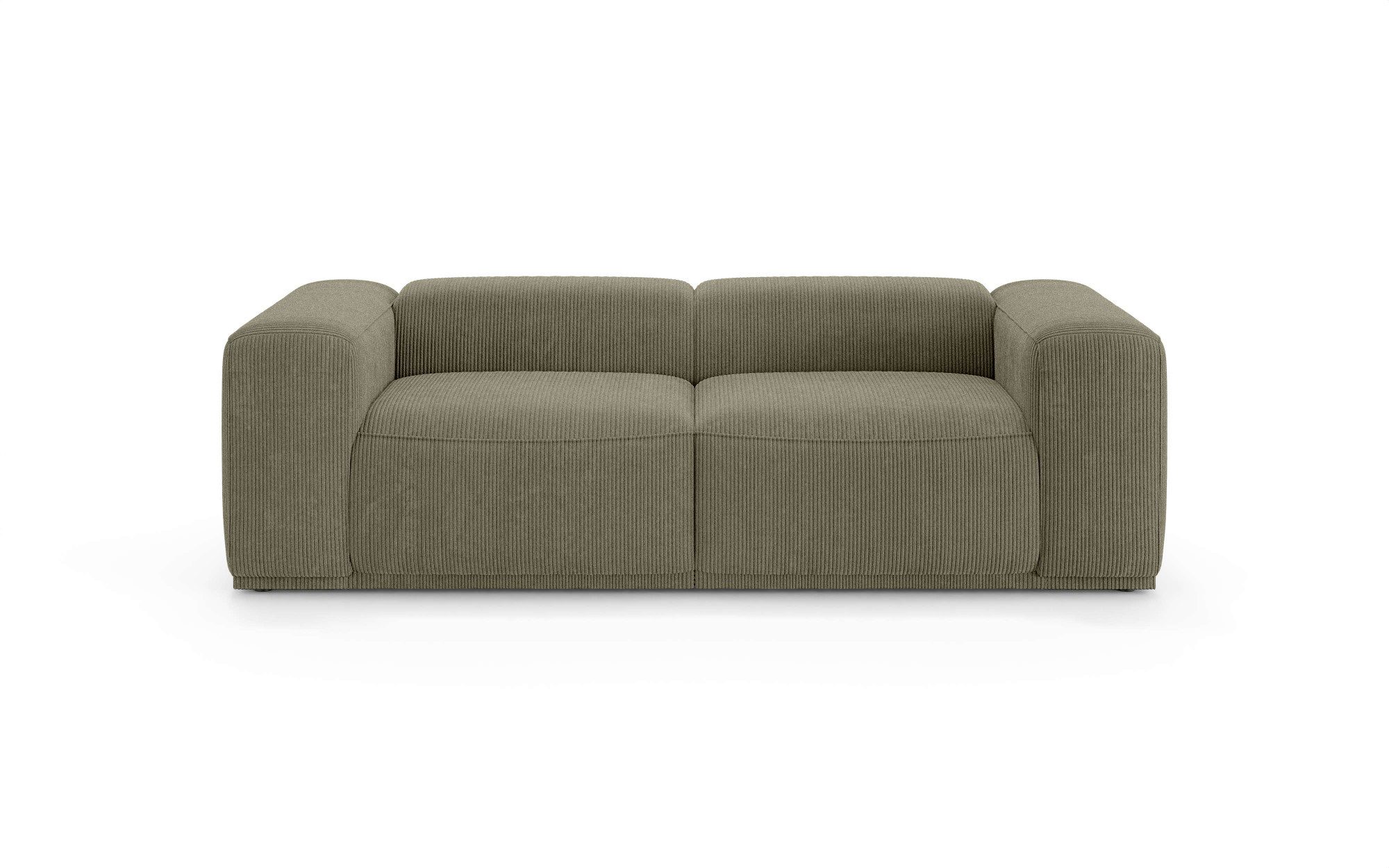 s.Oliver Big-Sofa EMMERIK Designersofa, 3-Sitzer mit Wellenfederung, B/T/H: 242/98/73 cm, hoher Sitzkomfort, gemütlich und modern, auch in Cord