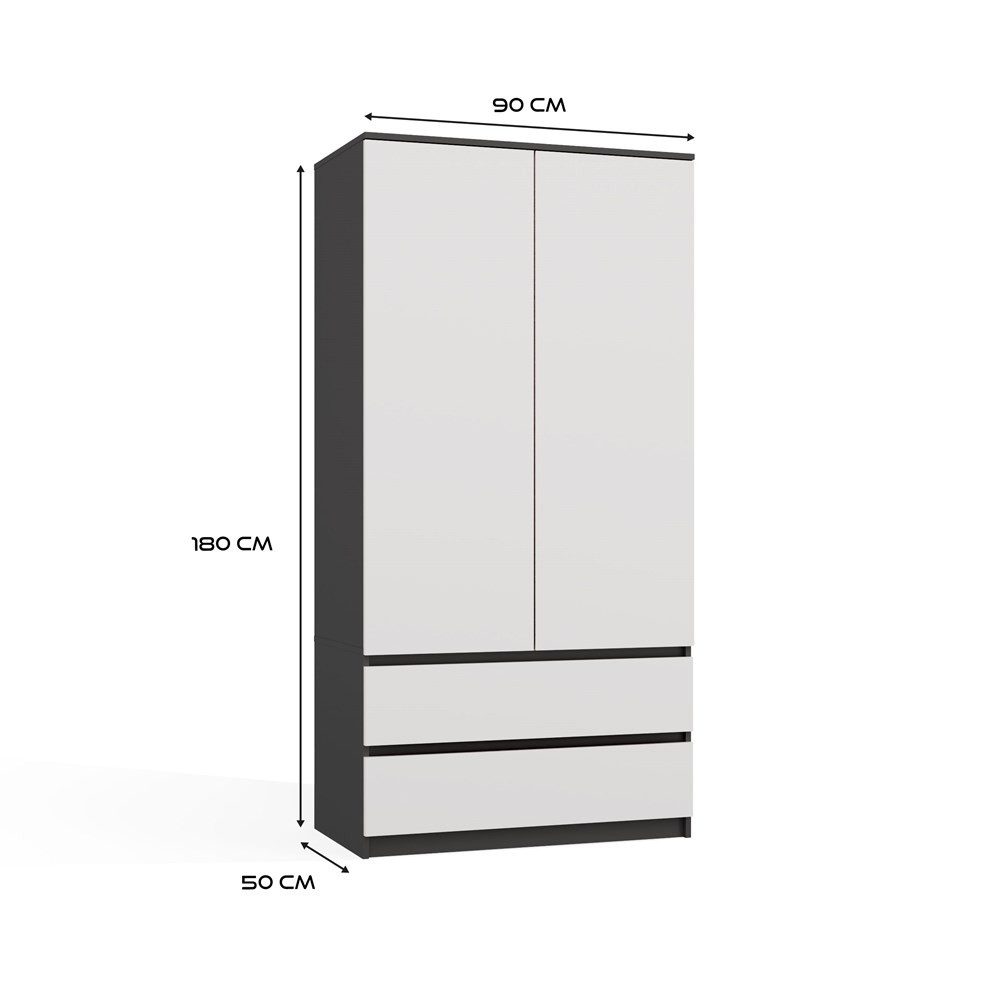 MAGOWA Kleiderschrank MALWA SS – stilvoll & funktional für Büro oder Schlaf günstig online kaufen