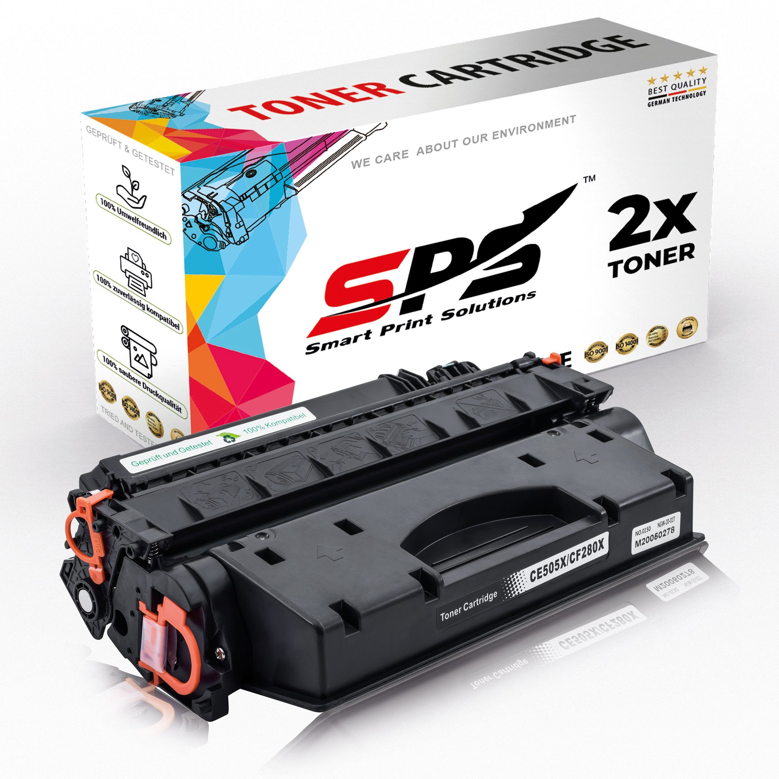 SPS Pack) (2er für Pro 400 M401D CF280, Tonerkartusche 80X Laserjet HP Kompatibel