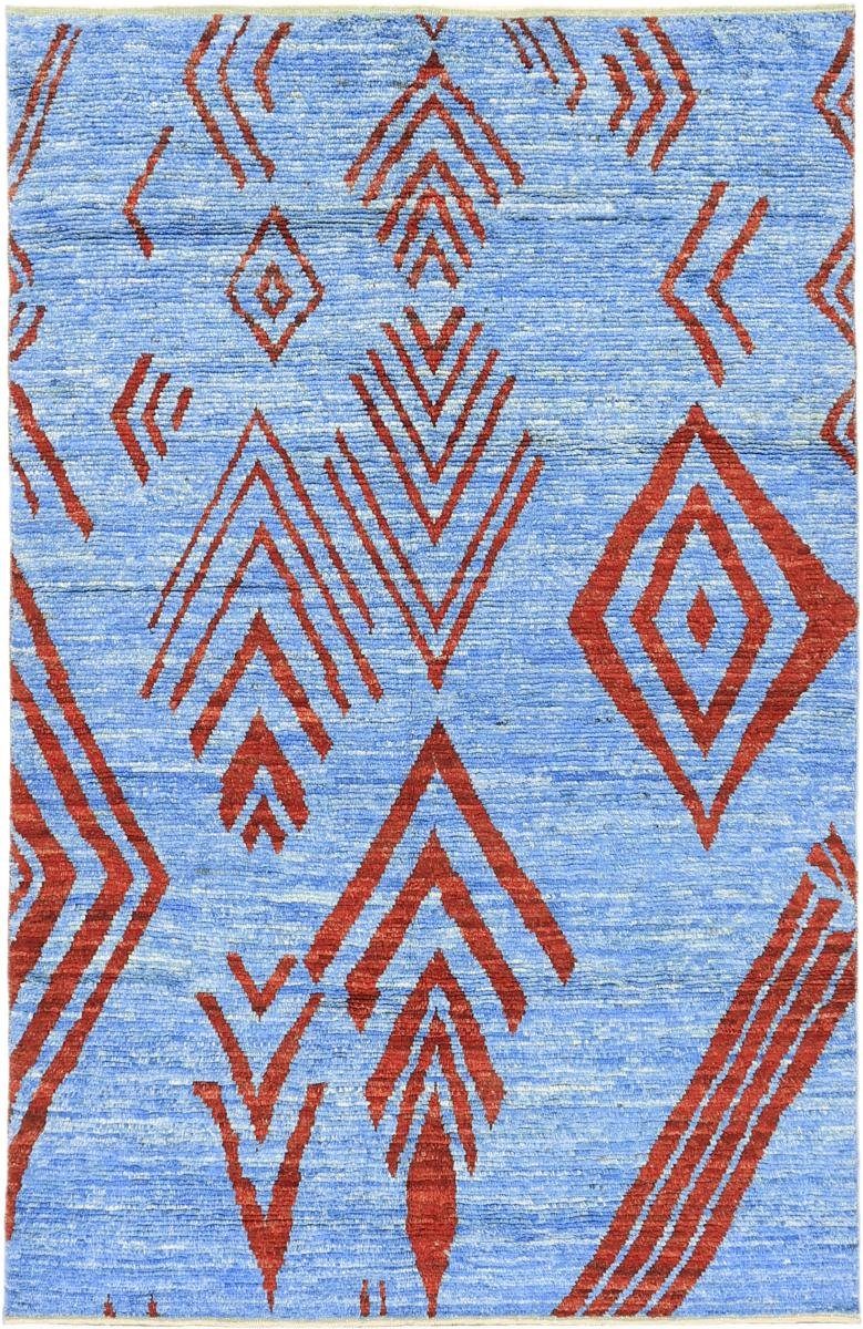 Handgeknüpfter mm Orientteppich Moderner rechteckig, Orientteppich, Atlas Berber Maroccan Höhe: Nain 20 183x284 Trading,