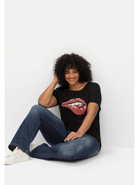 sheego by Joe Browns T-Shirt Große Größen mit Frontdruck, in Jersey-Qualität