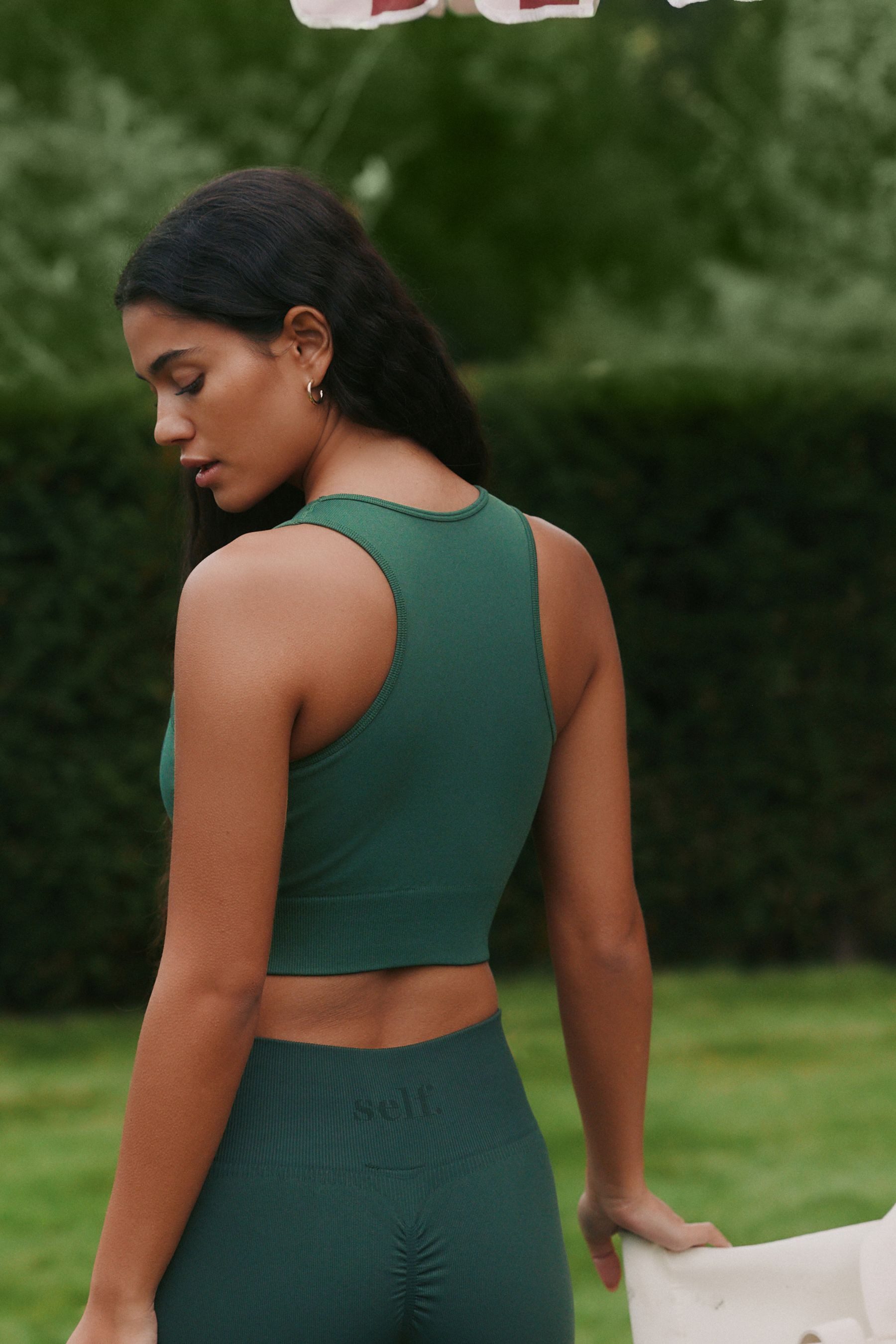 self Crop-Top Self. Nahtloses Crop Fit Sport-Top (1-tlg)