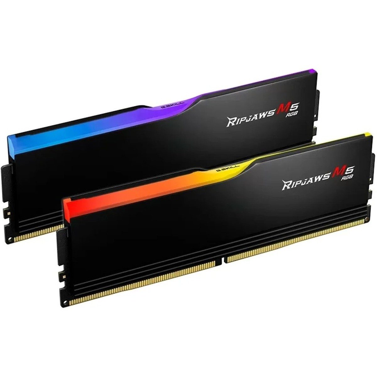 G.Skill RAM Ripjaws M5 RGB Intel 64GB DDR5-6400 RAM CL32 PC-Arbeitsspeicher (RGB Beleuchtung, hohe Geschwindigkeit 6400MHz)