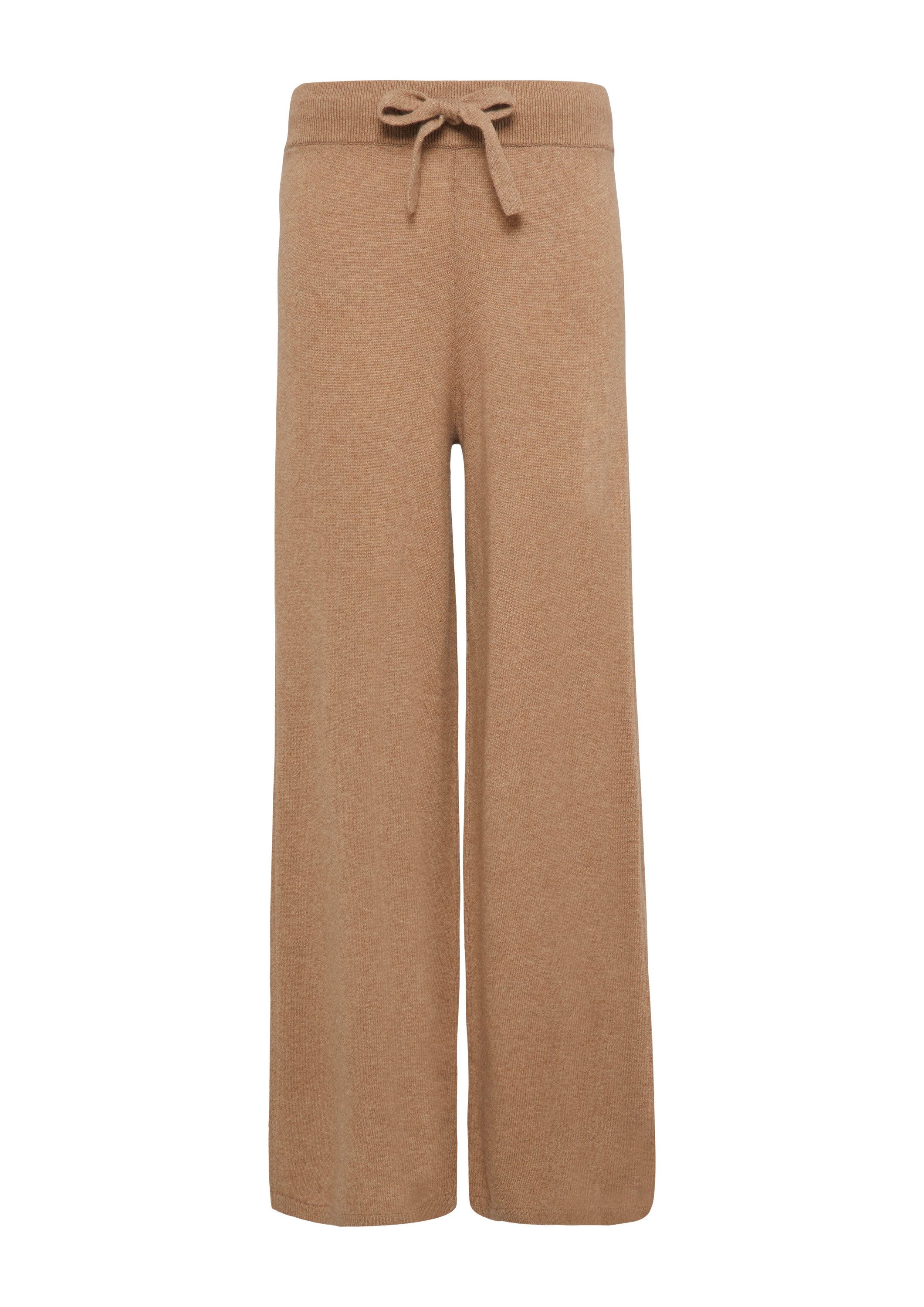s.Oliver Chinos Hose Strickhose aus Kaschmirmix mit seitlichem Ripp-Detail günstig online kaufen