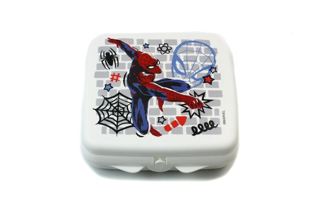 TUPPERWARE Lunchbox SandwichBox weiß "MARVEL Spiderman" Pausenbox