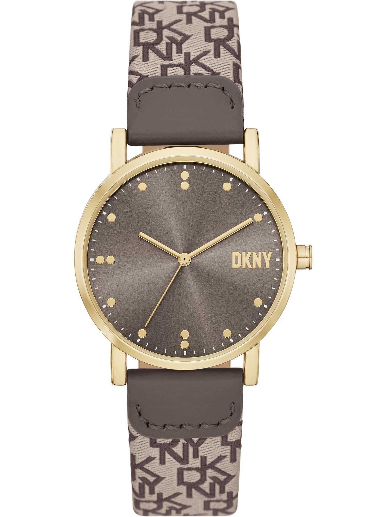 Quarzuhr DKNY Damen-Uhren Analog Quarz