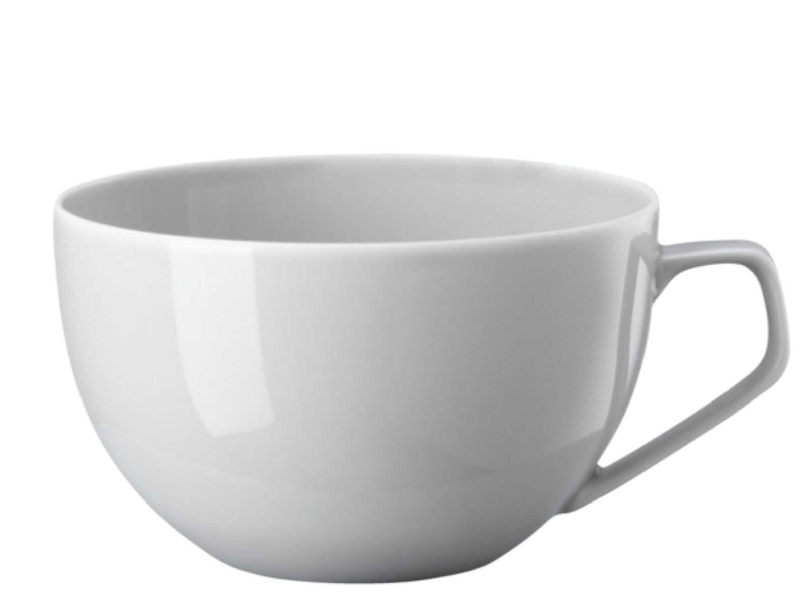 Rosenthal Tasse TAC Sensual Gentle Grey Kombi-Obertasse 0,3l, Porzellan, Tassen