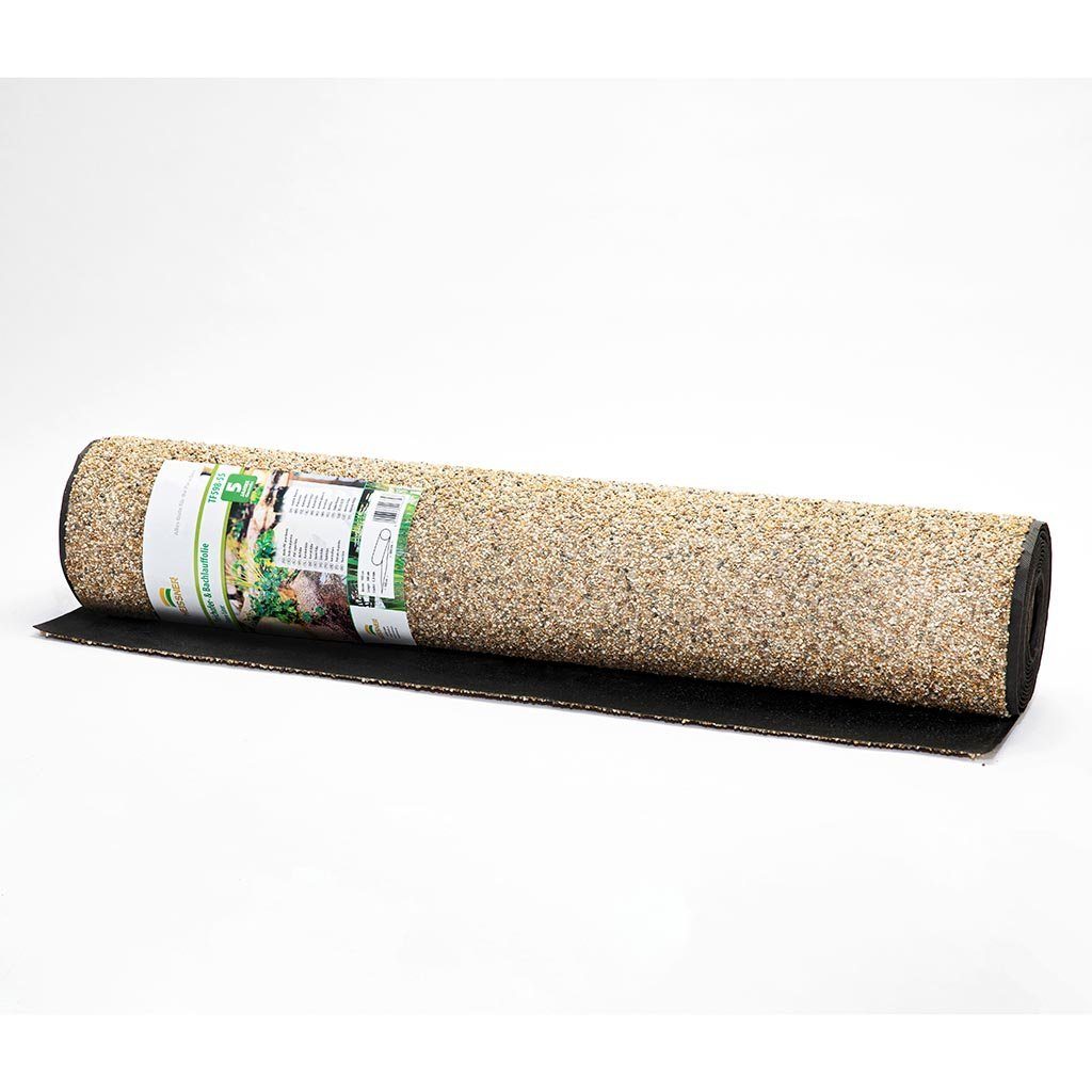 Heissner Steinfolie Steinfolie 1 x 12 m für Teichufer und Bachlauf, (1-St)