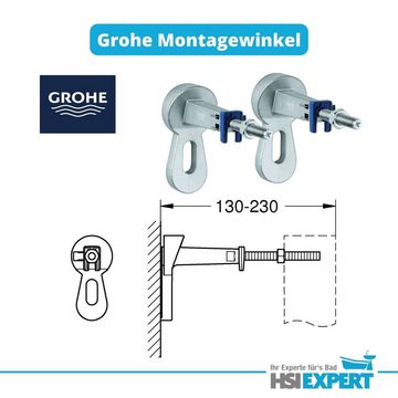 Grohe Vorwandelement WC Grohe Rapid SL Spülkasten WC Betätigungsplatte, Spar-Set