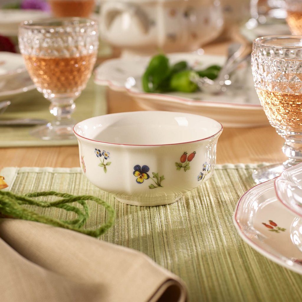 Villeroy & Boch Müslischale Petite Fleur Dessertschale 12 cm, Porzellan, (1-tlg), Premium Porcelain, mikrow.- & spülm.sicher, Made in Germany
