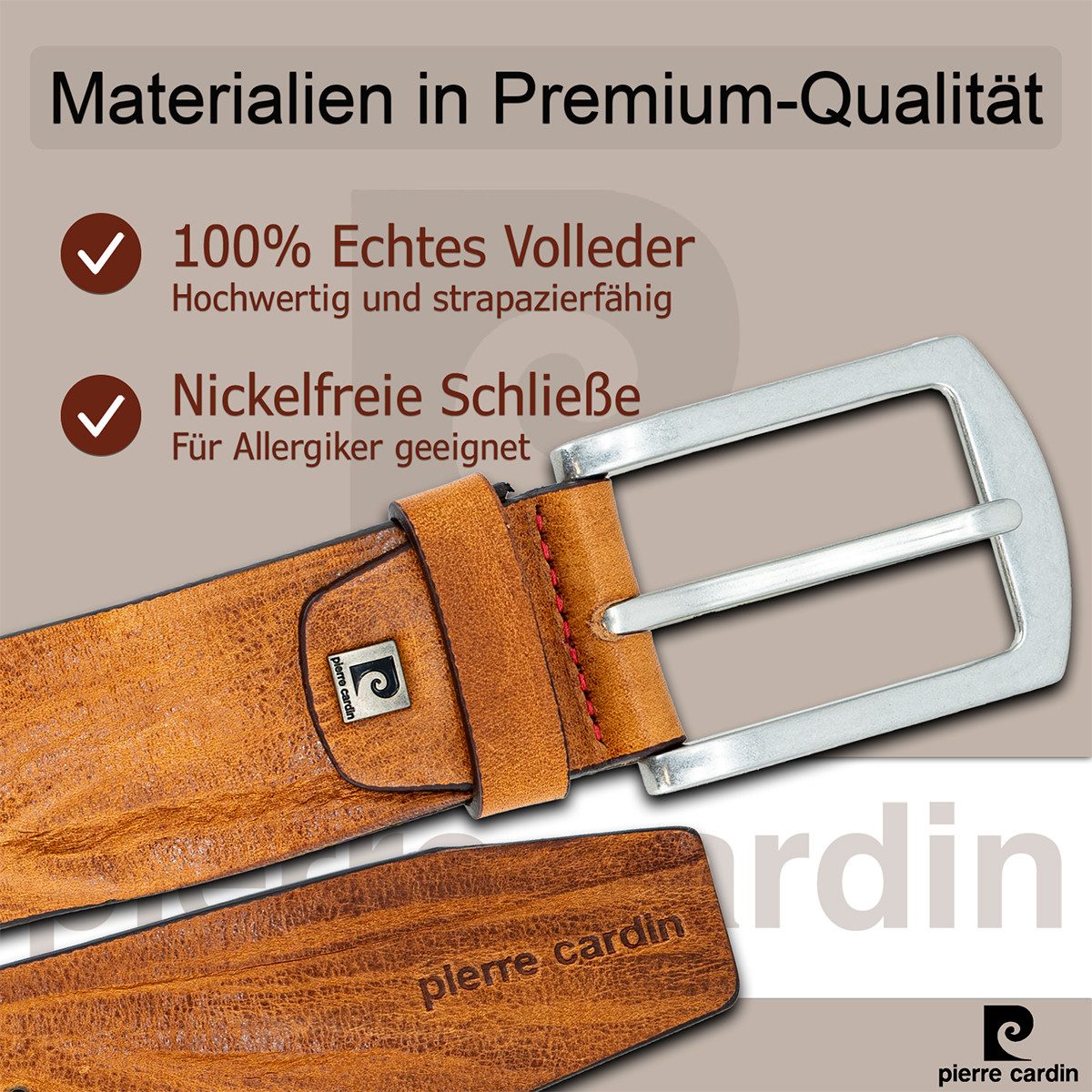 Pierre Cardin Ledergürtel