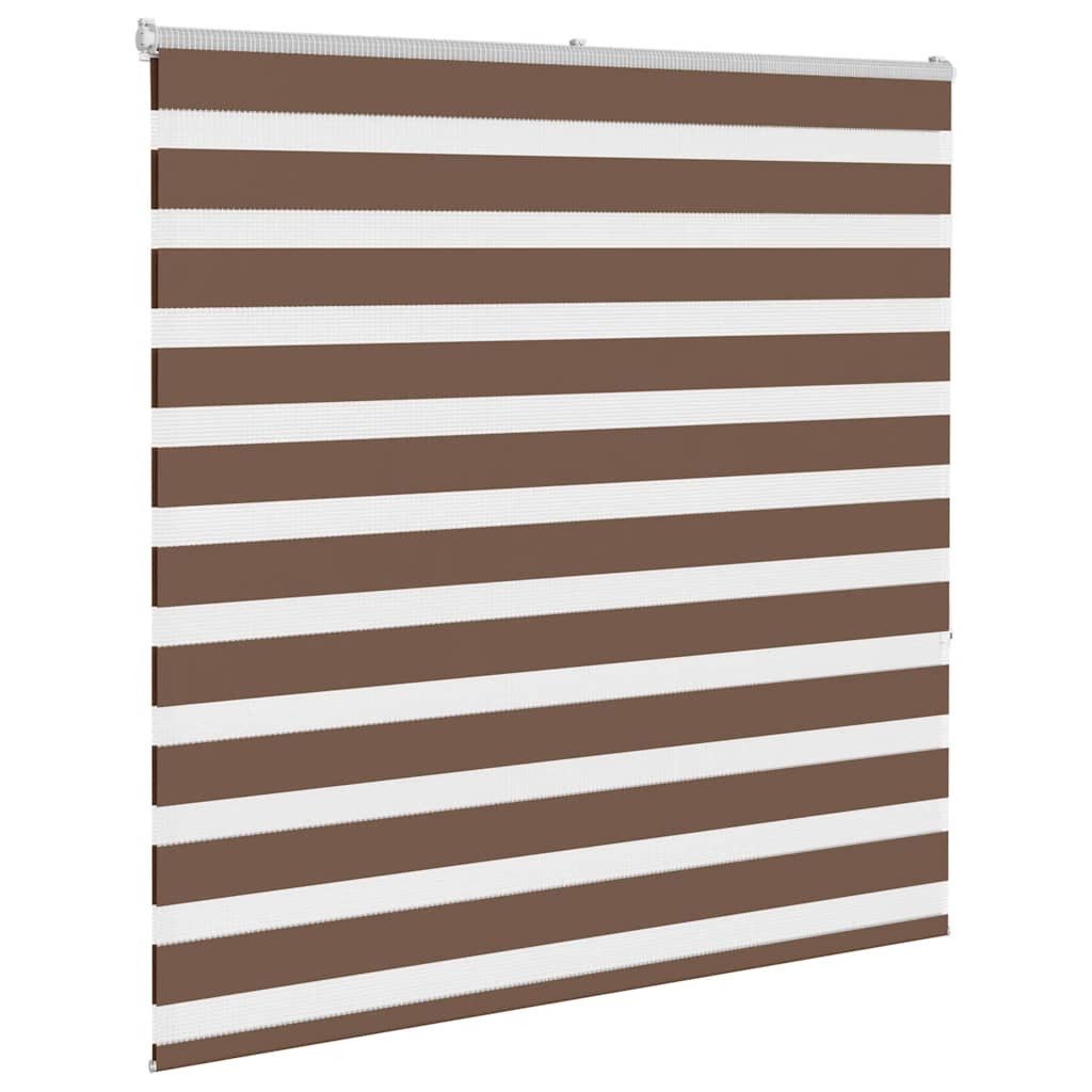 Rollo Doppelrollo Braun 145x150 cm Stoffbreite 140,9 cm Polyester, vidaXL