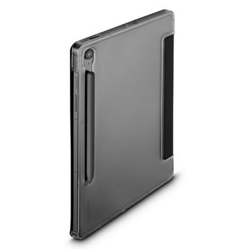 Hama Tablet-Hülle Tablet Case für Samsung Galaxy Tab S9 FE 10,9 Zoll, Schwarz 27,7 cm (10,9 Zoll), robustes Material, mit Standfunktion und Magnetverschluss, transparent
