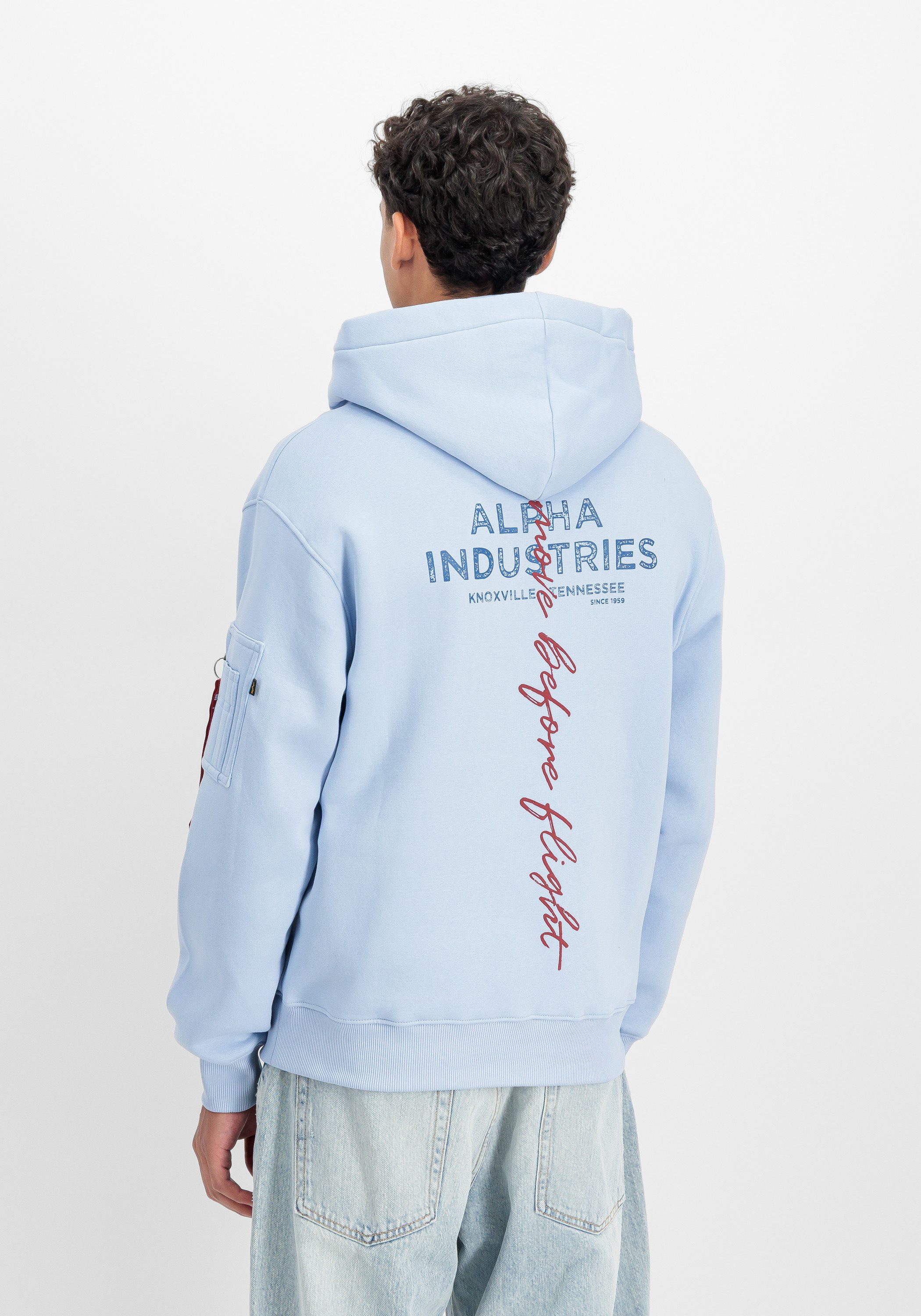 Alpha Industries Hoodie Signature Backprint Hoodie