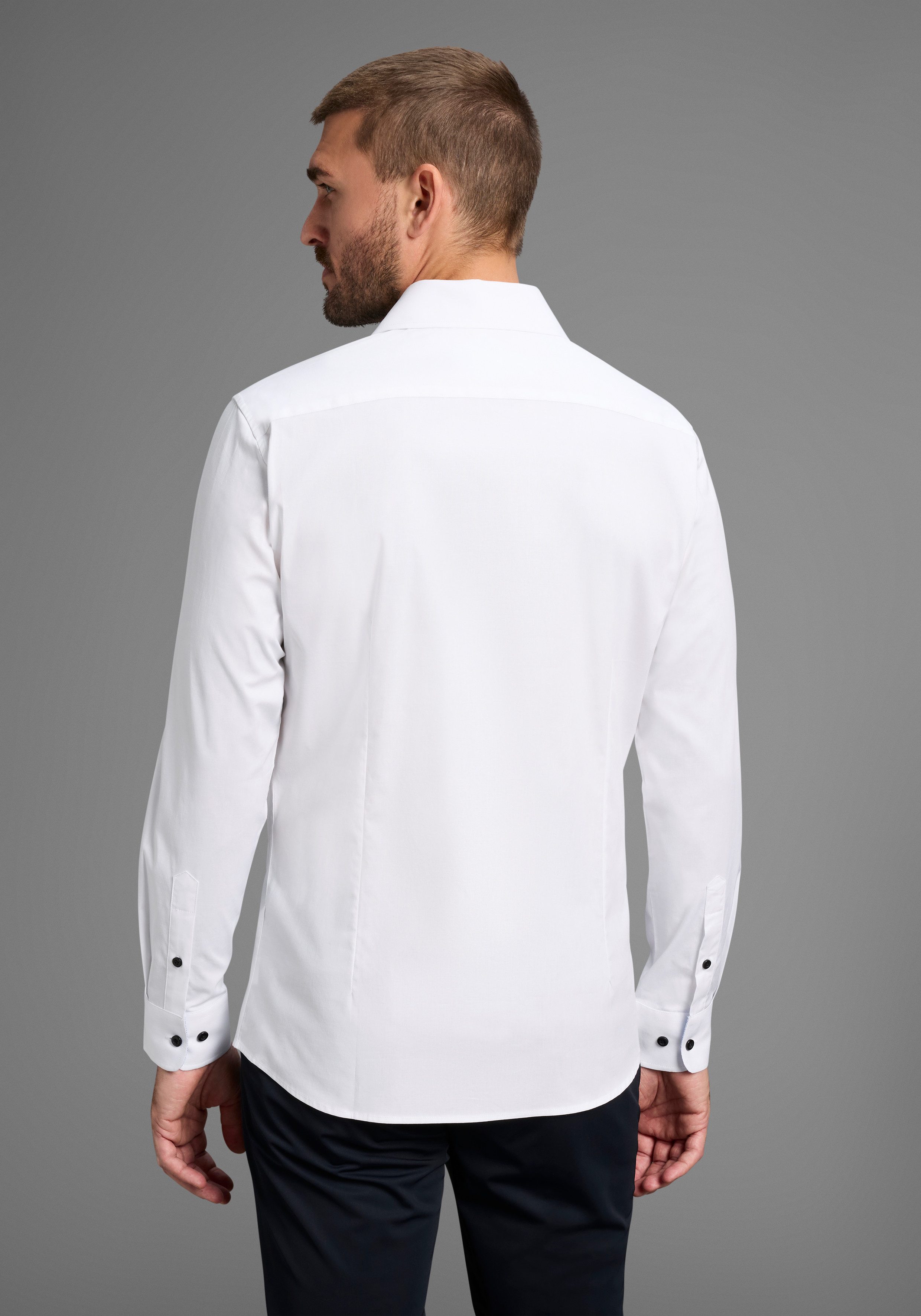 Bruno Banani Langarmhemd elastische Baumwollqualität für günstig online kaufen