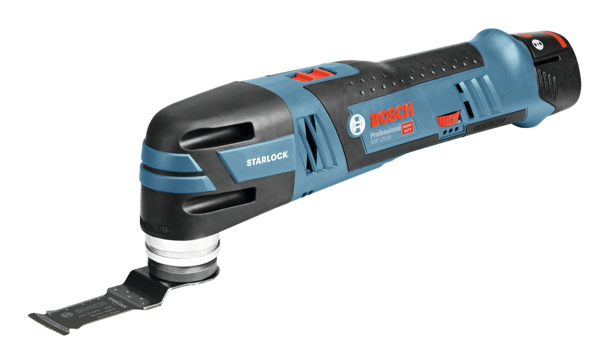 Bosch Professional Akku-Multischleifer GOP 12V-28, 20000 U/min, Multi-Cutter Ohne Akku - in L-BOXX 102