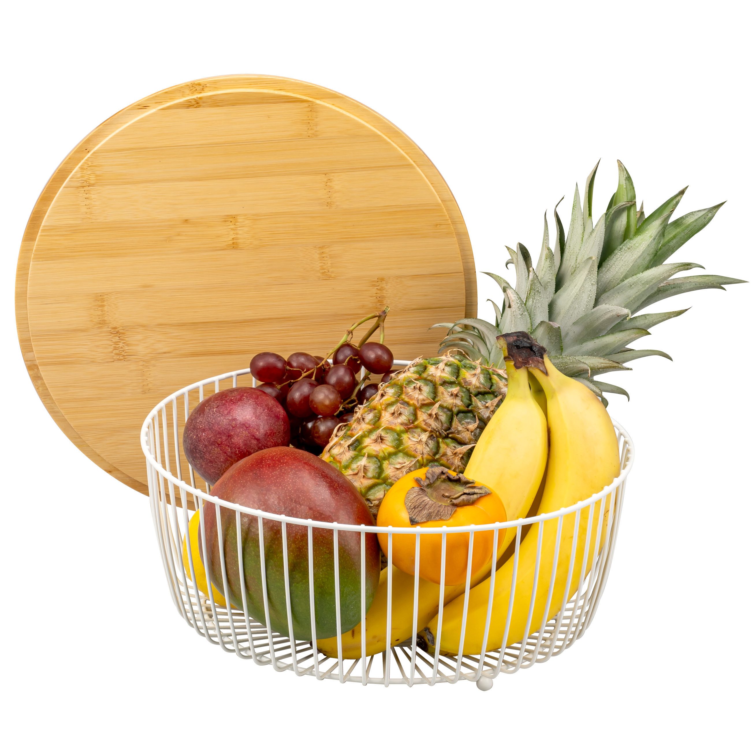eluno Obstschale rund, aus Metall