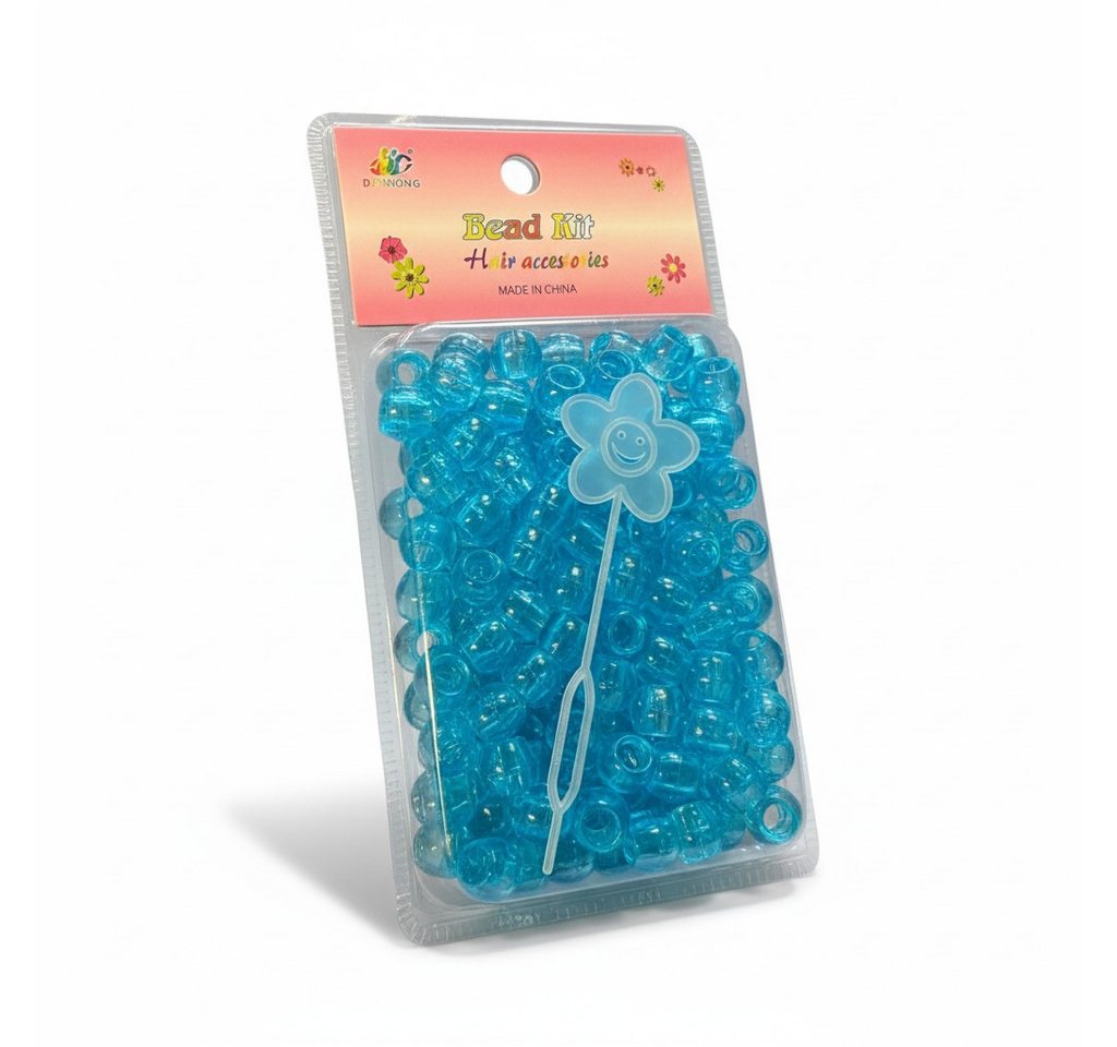 HC Haarspange Haarperlen 100 Stück – Bunte Flechtperlen für Braids & Dreadlocks