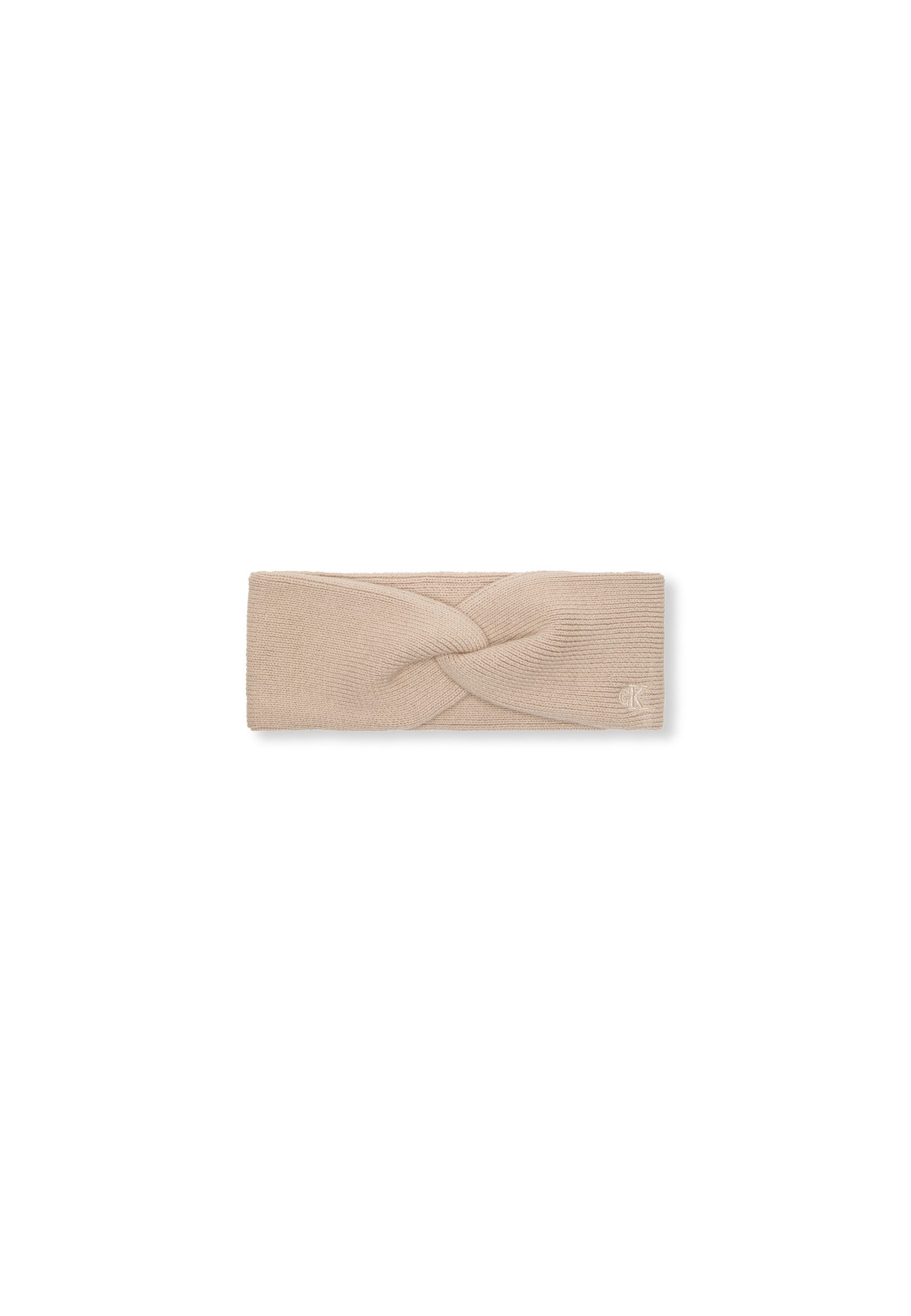 Calvin Klein Stirnband CK FINE RIB TWIST HEADBAND aus weichem Strick