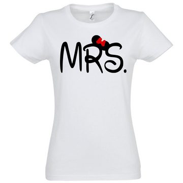 Couples Shop T-Shirt Mr. & Mrs. Mister Misses Partner Look T-Shirt (1-tlg) mit lustigen Print