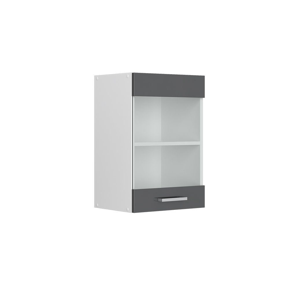 Vicco Glashängeschrank R-Line, Anthrazit Hochglanz/Weiß, 40 günstig online kaufen