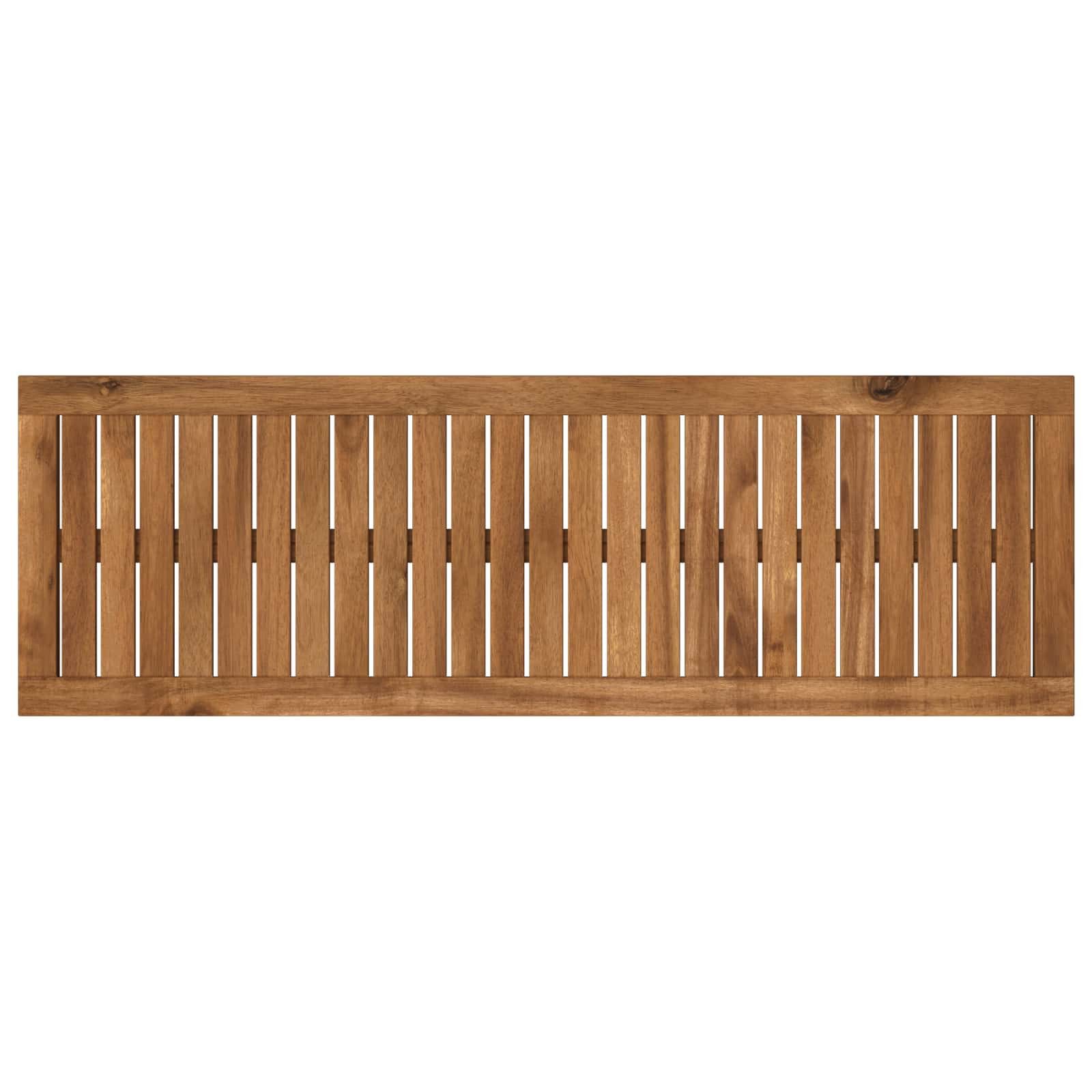 vidaXL Tischplatte 1085 x 35 x 2 cm Tischplatte 108,5x35x2 cm Rechtwinklig Massives Akazi