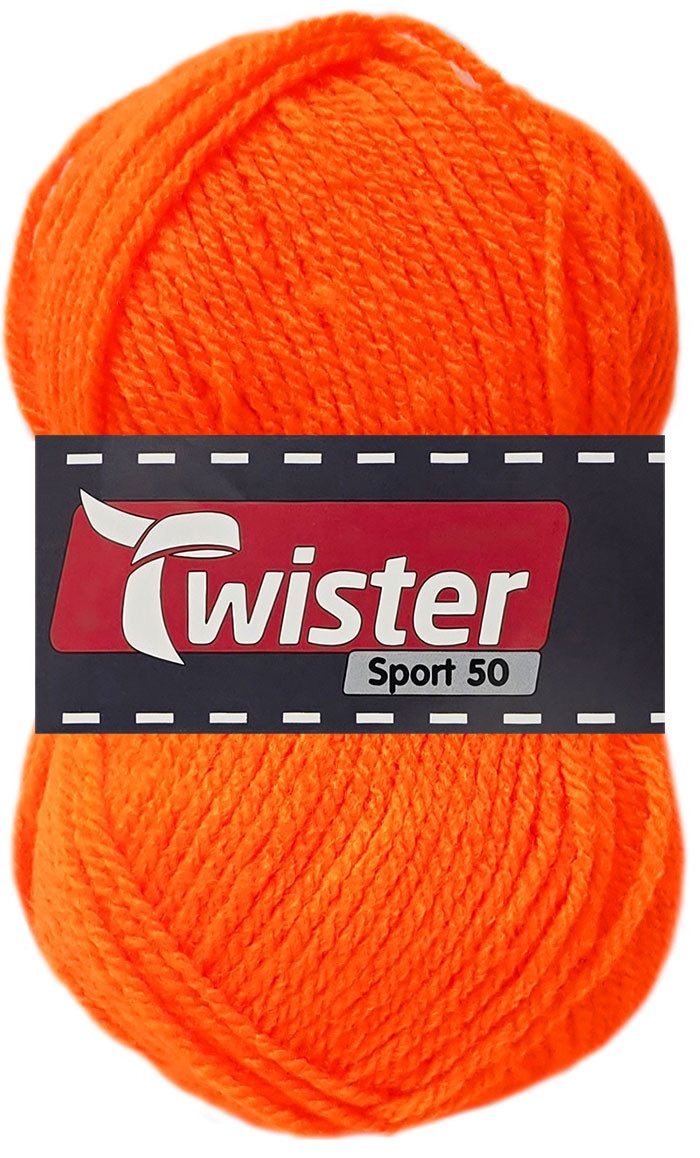 Kurtenbach 50 Gramm Twister Sport 50 aus 100 % Polyacryl Farbauswahl Bastelgarn