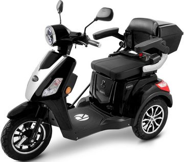 Rolektro Elektromobil Rolektro E-Trike 25 V.3, Lithium Akku, 1000 W, 25 km/h, (mit Topcase)