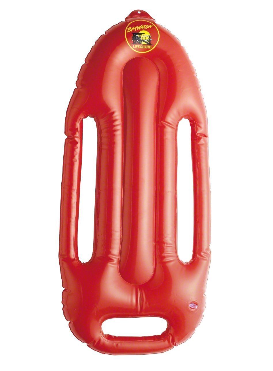 Smiffys Kostüm Baywatch Aufblasbares Rettungsbrett - Kostüm Zubeh, Original lizenziertes Produkt aus der Serie 'Baywatch'