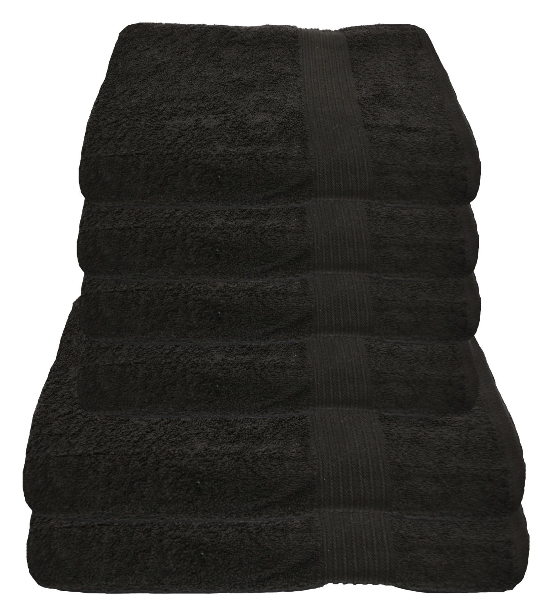 Julie Julsen Handtücher 6-Handtücher-Schwarz, Baumwolle (6-St) günstig online kaufen