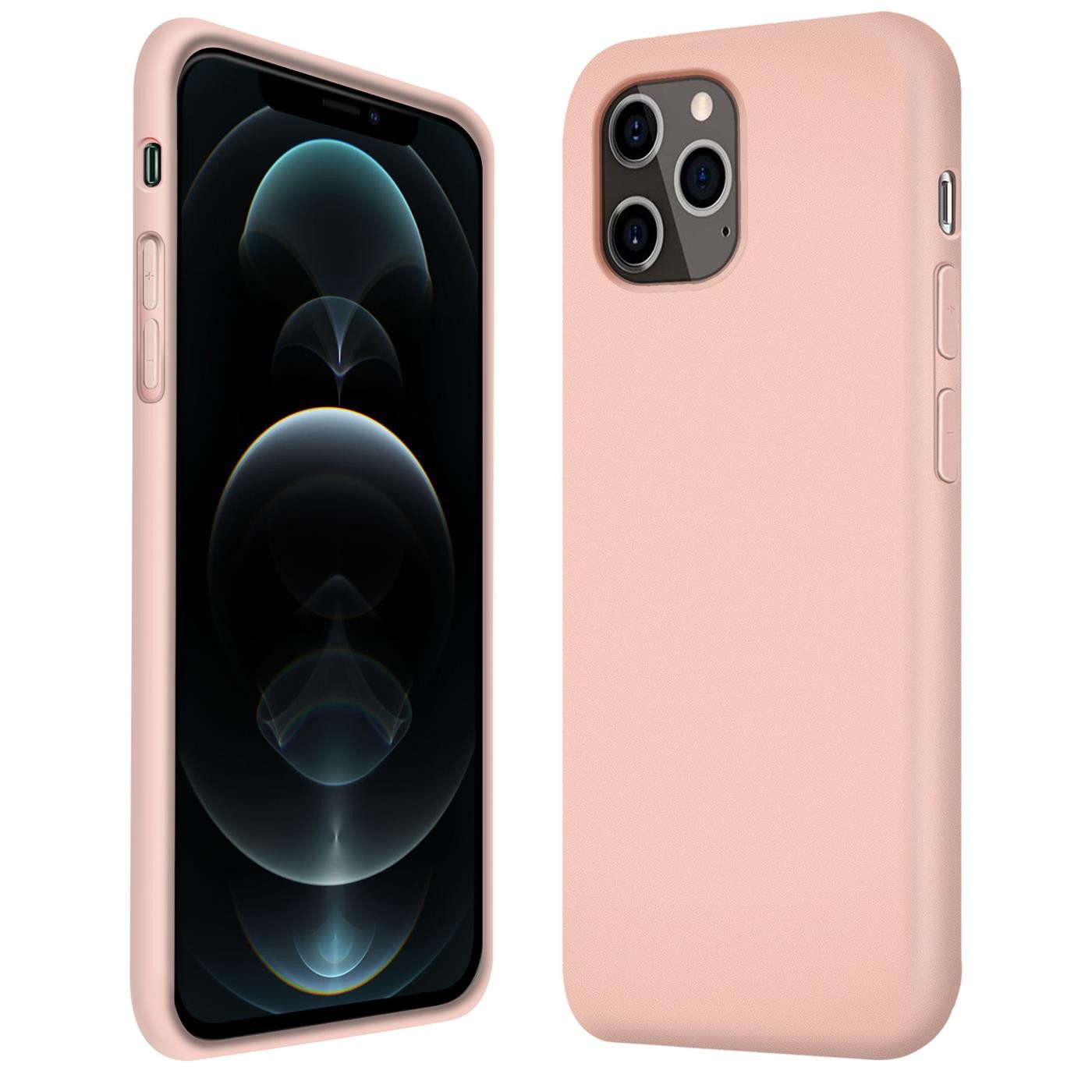 CoolGadget Handyhülle Silikon Colour Series Slim Case für Apple iPhone 12 Pro Max 6,7 Zoll, Hülle weich Handy Cover für iPhone 12 Pro Max Schutzhülle