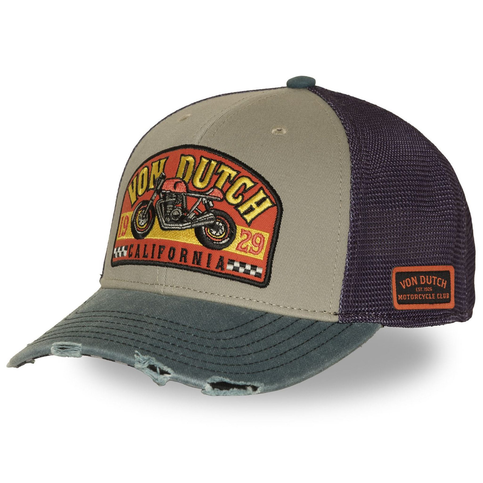 Von Dutch Trucker Cap Von Dutch Originals Trucker Cap - SEMI-CURVED (Basecap, Basecap, Meshcap, Trucker Kappe)