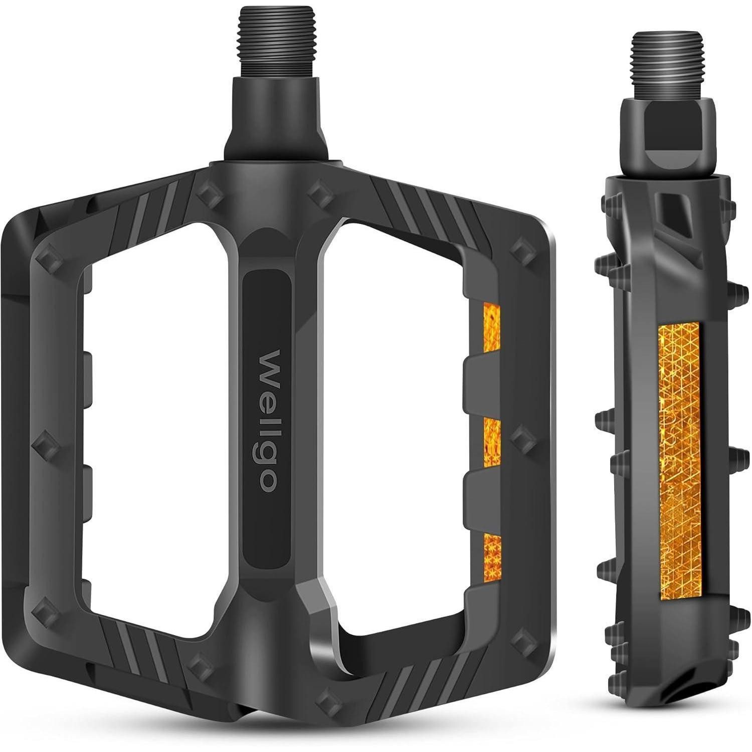 LuxusKollektion Plattformpedale Pedale rutschfest reflektierend flat MTB 9 16 Zoll Ebike ABS