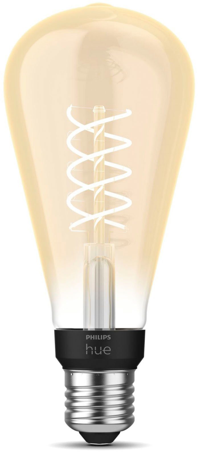 Philips Hue LED-Filament White E27 Filament ST72 550lm, E27, 1 St., Warmweiß