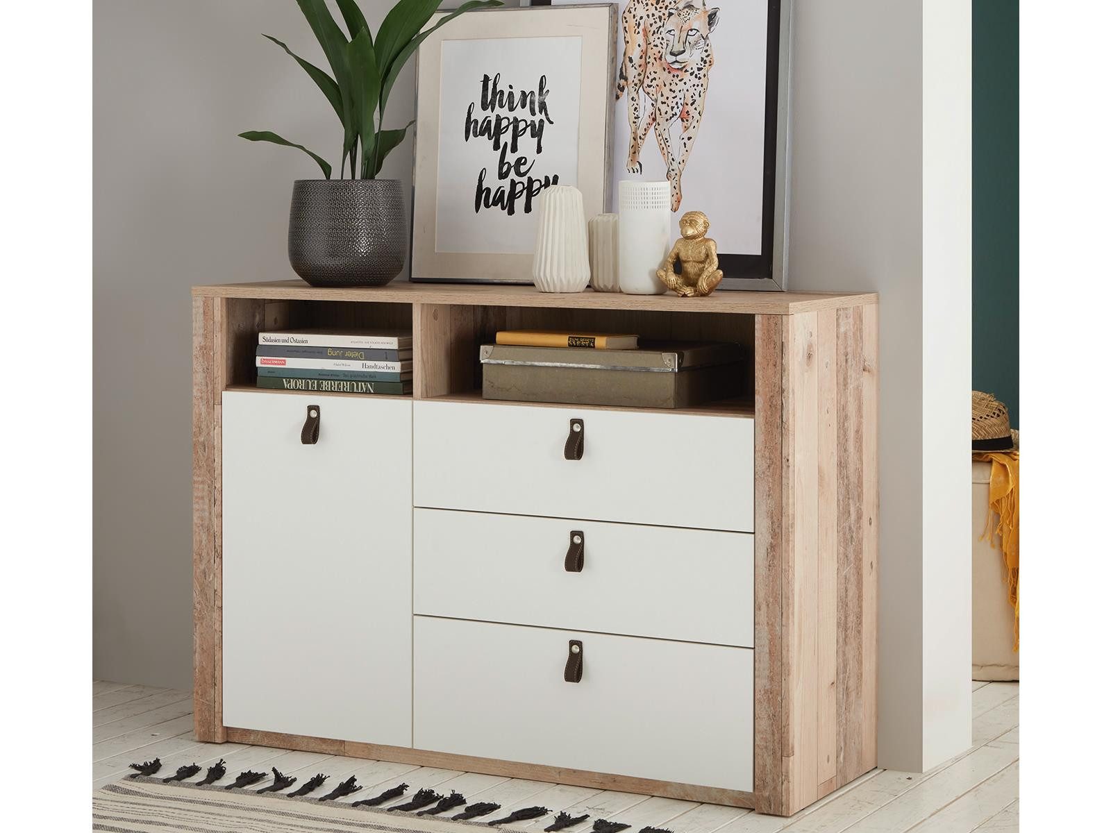 Pol-Power Kommode 114 x 82 x 40 cm (B/H/T)