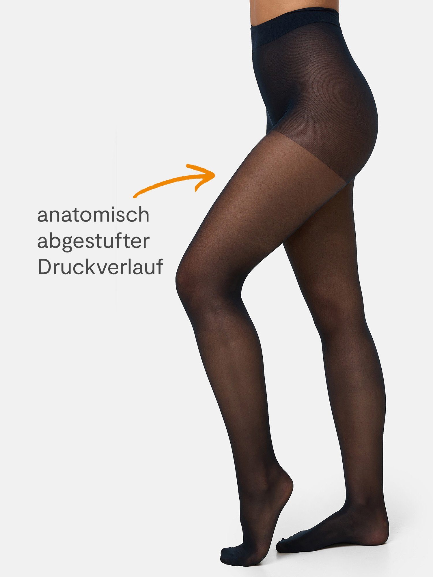 DEN Pack 40 Form semi-transparent Damen Feinstrumpfhose durchsichtig 1 Die marine in nylon frauen St) (1er/3er/6er/9er Nur Fein-strumpfhose Fit multipack