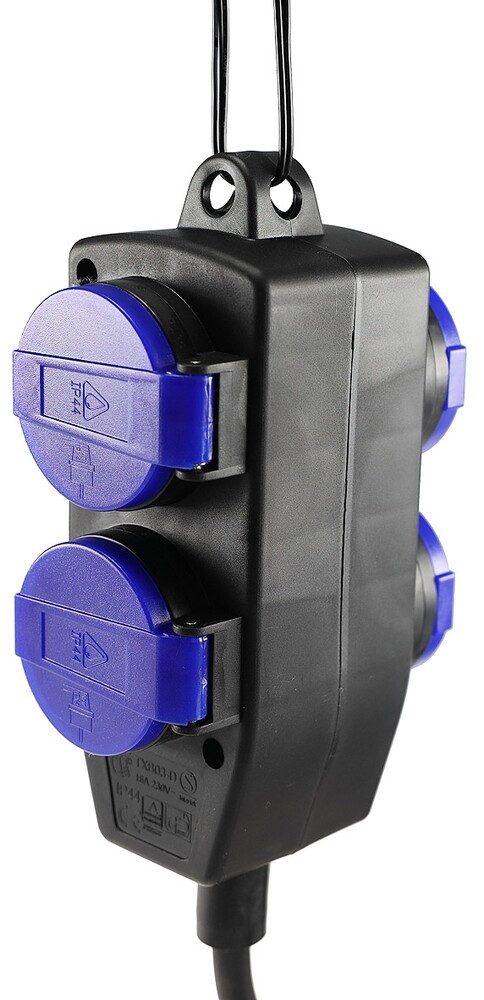 ChiliTec Gartensteckdose 3600W, wassergeschützt, IP44