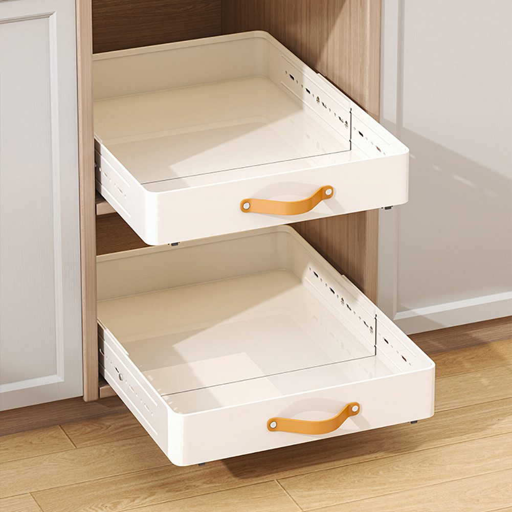 GarveeMore Küchenorganizer-Set Teleskopischer Küchenaufbewahrungsregal ausz günstig online kaufen